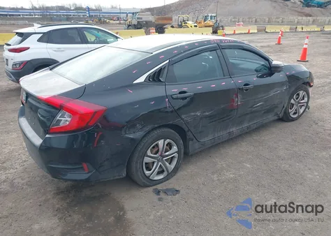 2018 Honda Civic Lx из США, поврежденный, VIN 2HGFC2F51JH508086